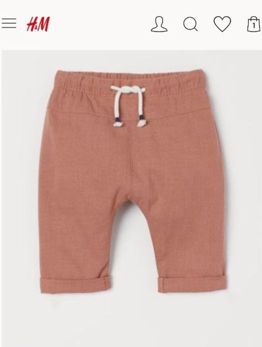 Штанишки на мальчика H&M 1-2 года