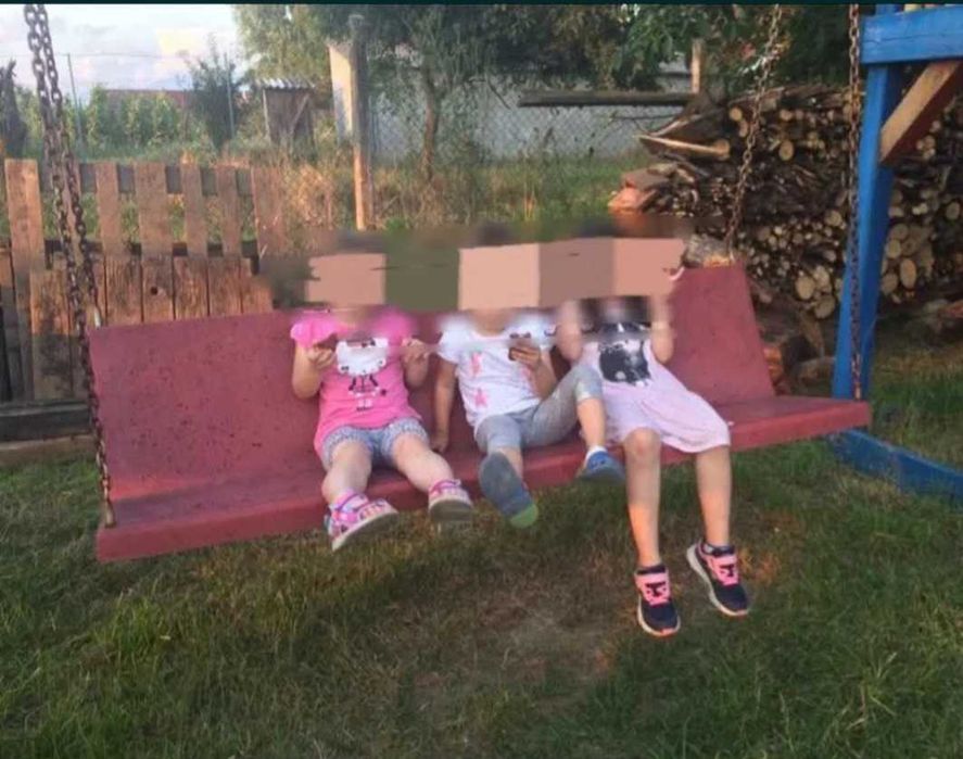 Tobogan și leagăn de grădină