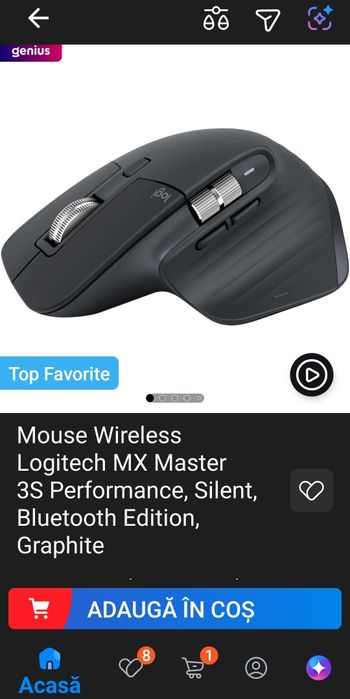Maus  logitech MX master3s