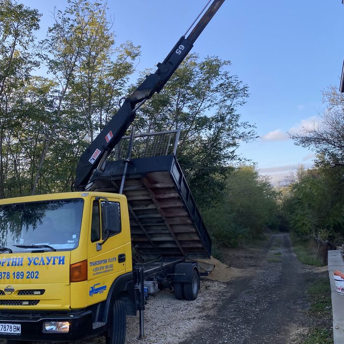 Нисан Атлеон самосвал с кран