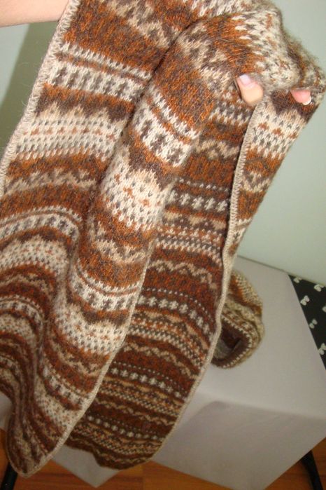 Шапка с шарфом зимняя