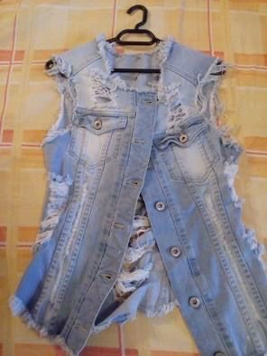 Дамски дънков елек Nikole Collection