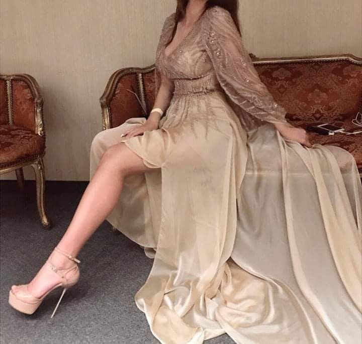 Rochie mătase bej