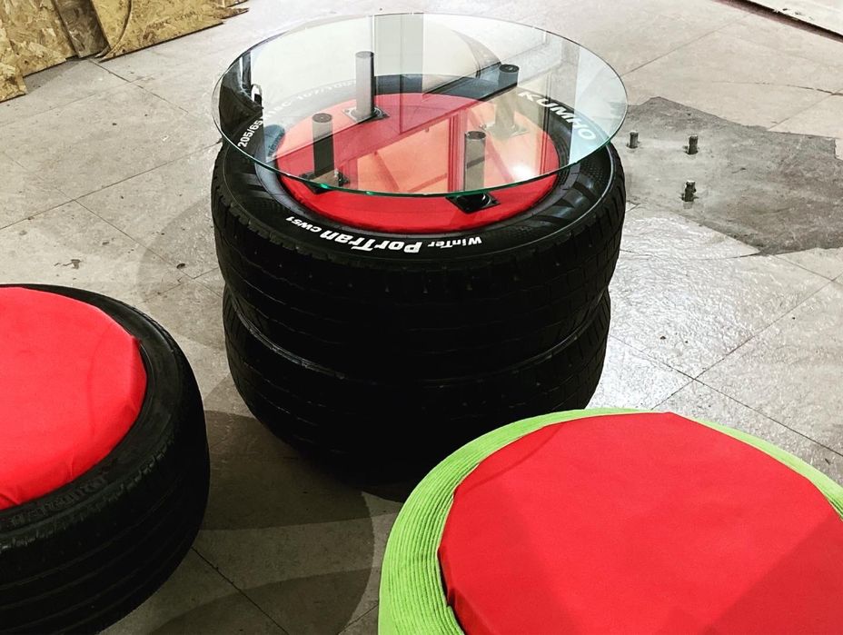 Масичка за кафе от гуми