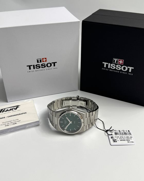 Tissot PRX Quartz 40mm Green Dial - nou, cu etichetă