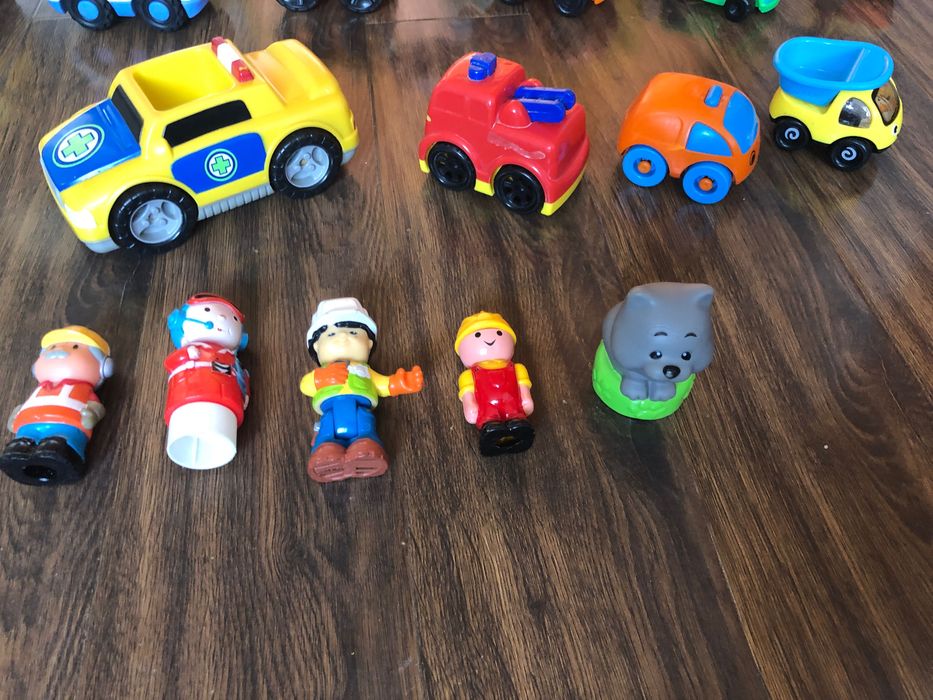 Fisher Price Little People, Фишър Прайз музикален кран.автобус
