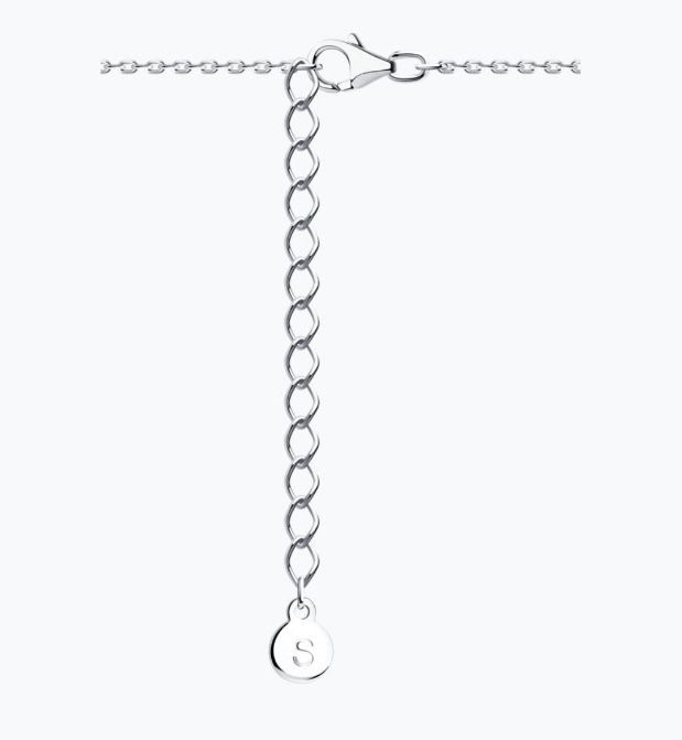 Колье новый серебро