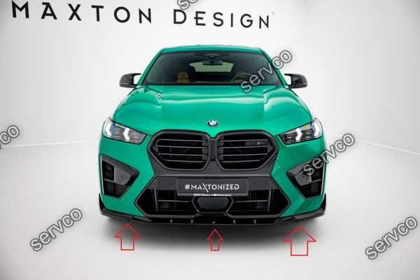Prelungire splitter bara fata Bmw X6 M F96 Facelift 2023- v4  Maxton