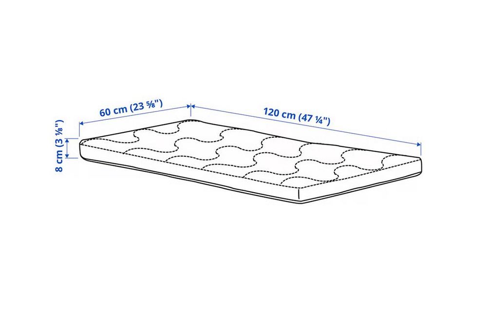 Patut Ikeea cu saltea