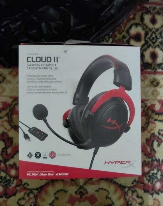 Продам Наушники hyperx cloud 2 полный комплект