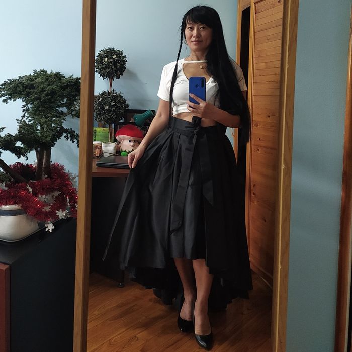 Юбка со шлейфом Christian Dior