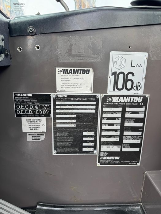 Manitou MLT 741 anvelope Alliance noi an 2016 furci hidraulice