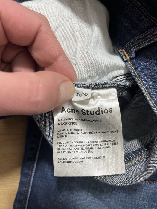 Acne Studios Max Prince мъжки дънки W32