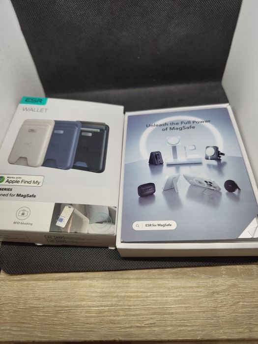 Portofel Magnetic ESR Geo Series MagSafe, Apple Find My (Localizare), RFID, Nou