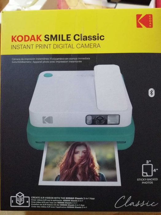 Фотоапарат за моментни снимки Kodak Smile Classic - зелен