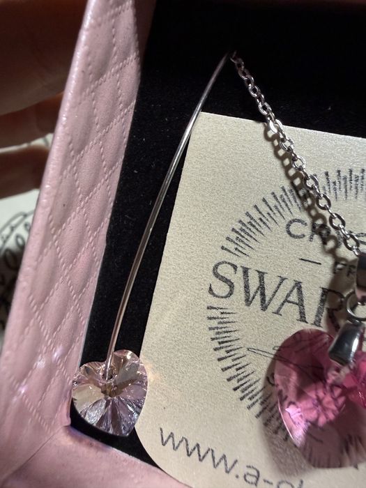 Колие с обеци Swarovski