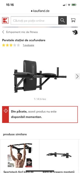 Scaun paralele flotari paralele si abdomene nou made in germany 200 kg
