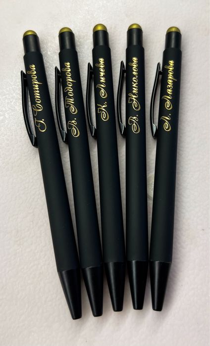 Гравирана химикалка с цветна гравюра