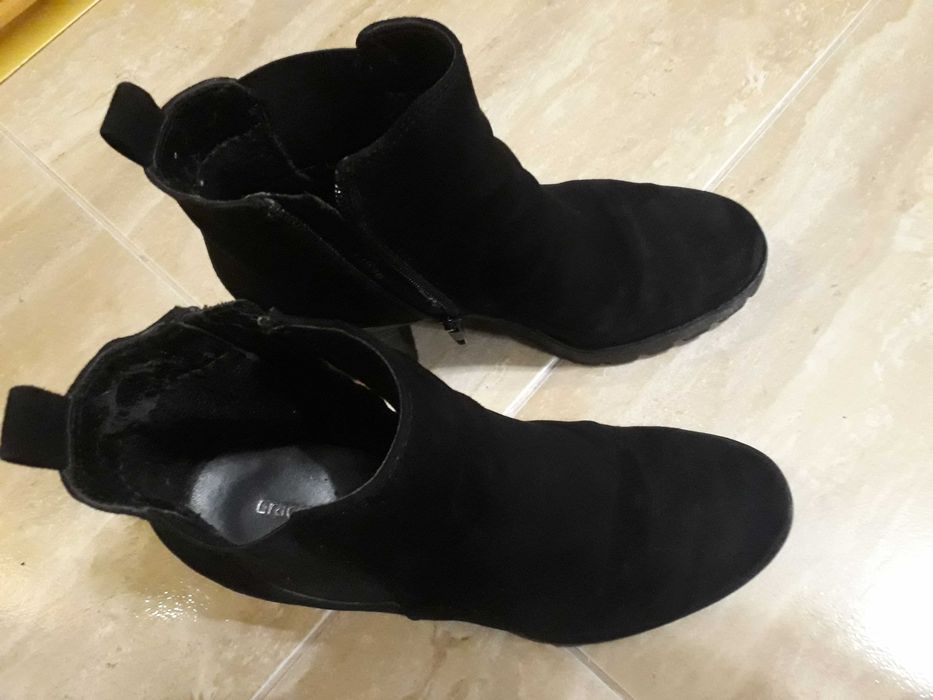 Botine toc gros 37 Deichmann