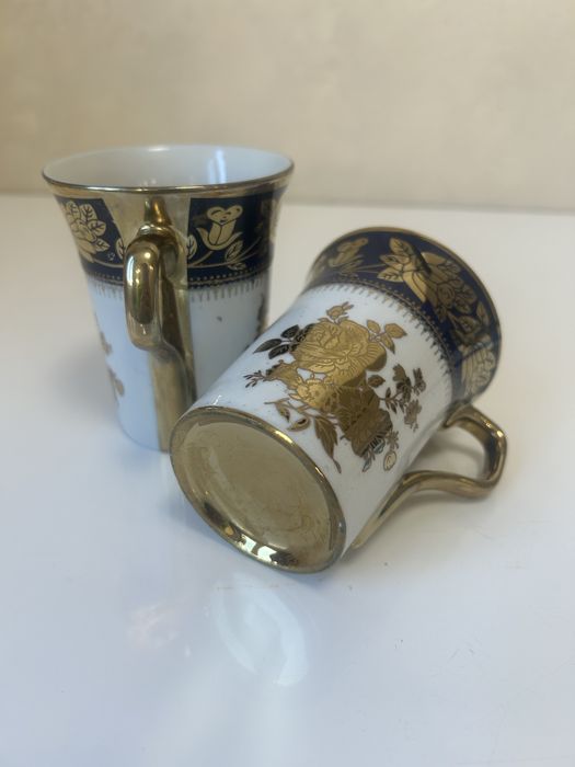 Сервиз позлатени чаши