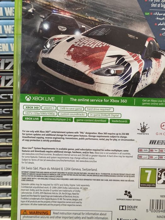 Joc/jocuri nfs/Rivals/Need For Speed Rivals Xbox360 original
