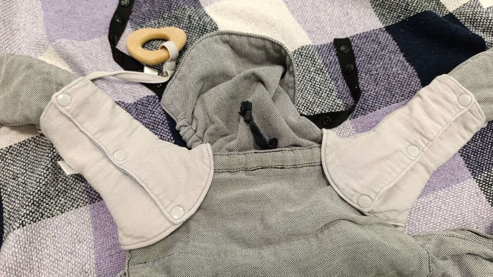 Ергономична хибридна раница за бебеносене Emei baby  размер бебе