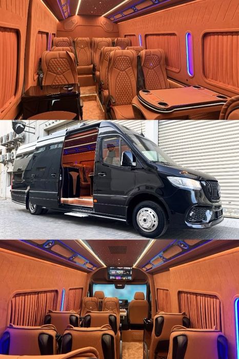 Аренда Mercedes Benz Sprinter: Премиальный сервис круглосуточно по Узб