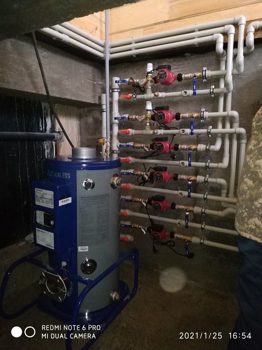 отопления теплый пол Сантехник