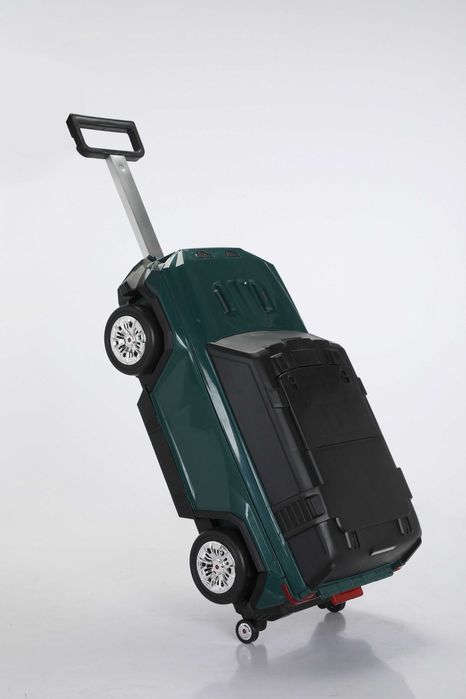 Valiza tip masinuta, Kinderauto SPEED, multifunctionala 2 in 1