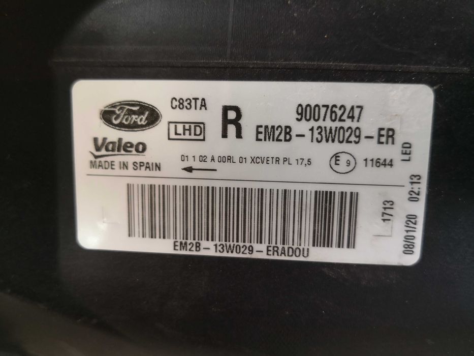 Фар Ford Galaxy S-Max FULL LED десен/Фар Форд Галакси/Фар Ford S-Max гр ...