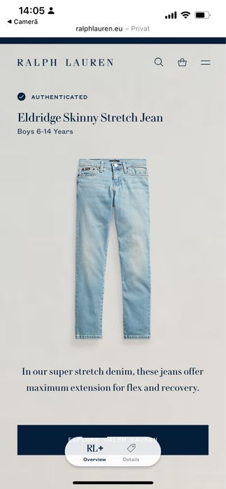 Blugi XS Ralph Lauren originali