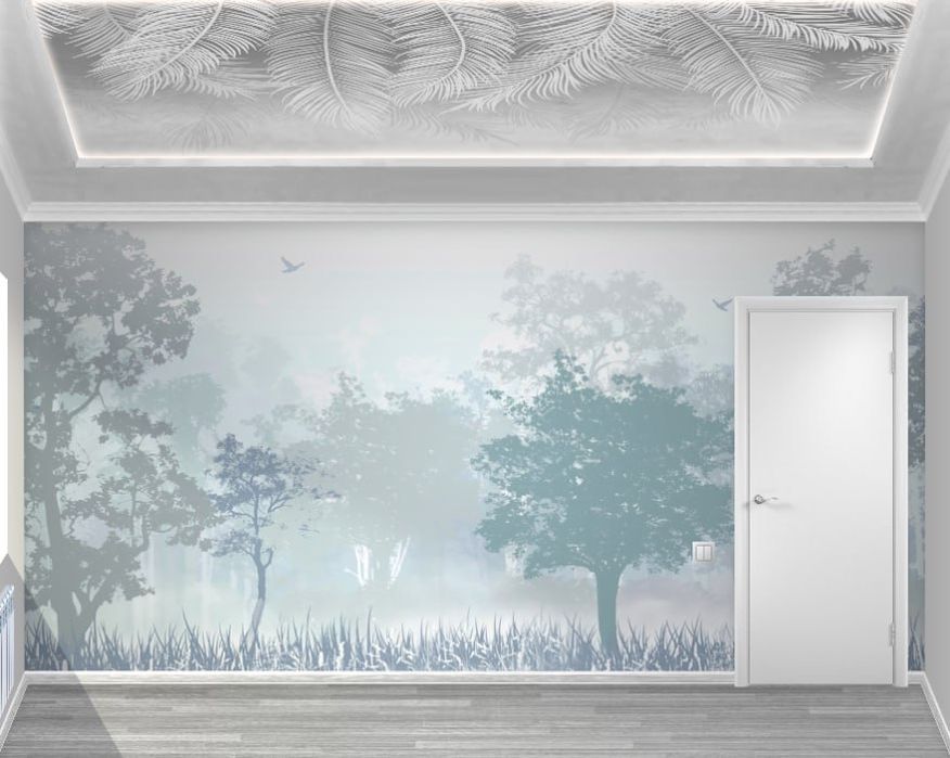 Натяжные потолки и 3D фотообои от 40.000сум