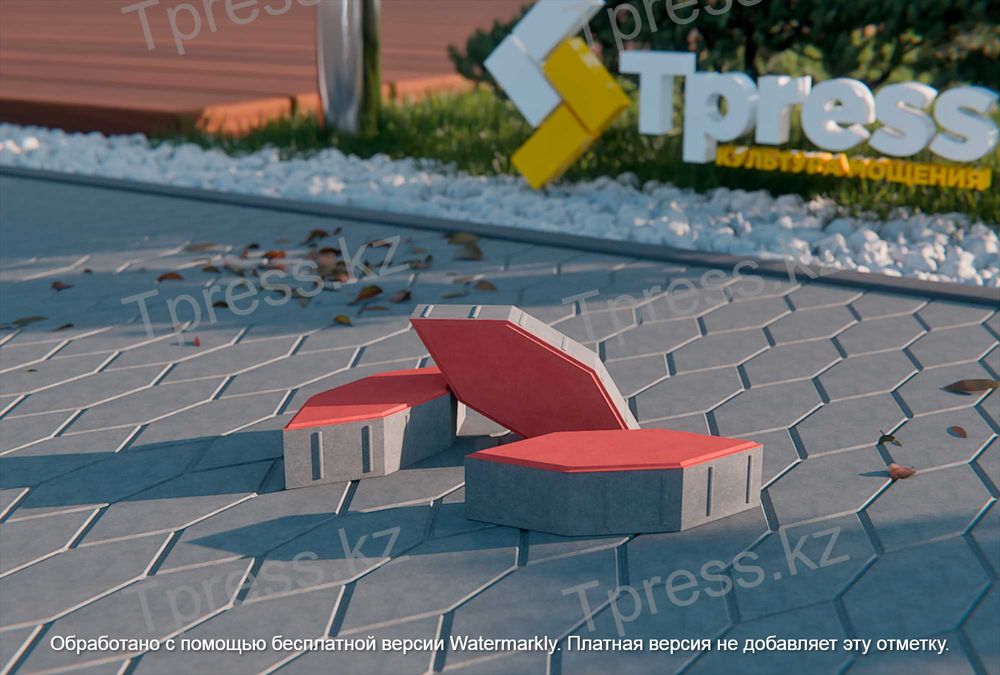 Брусчатка Кристалл  273х100х60 мм