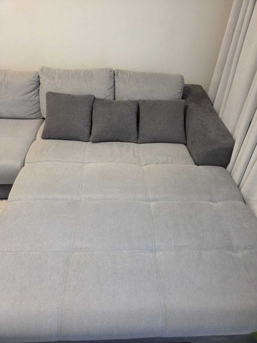 Coltar gri 2 nuante, aproape nou, 305x210cm