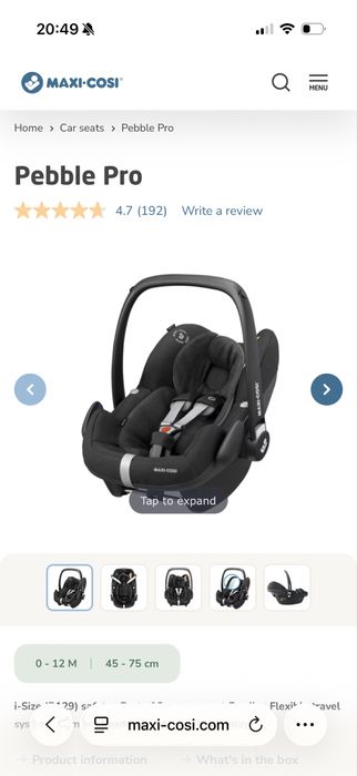 Maxi Cosi столче за кола с isofix FamilyFix 3