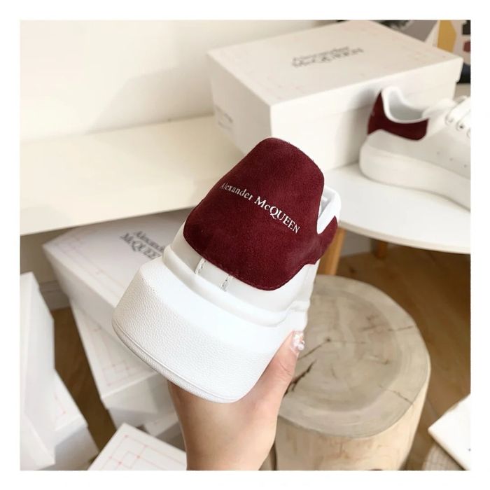Alexander Mqueen Oversized Alb/Burgundy