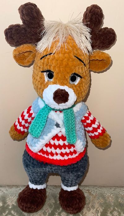 Плетени играчки с плюшена прежда