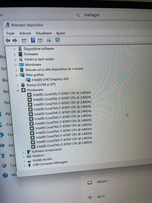 Vand Hp ProDesk 600 G4 cu i7 8700T