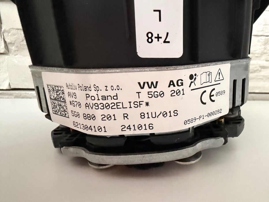 Airbag VW Passat 8 Golf 7