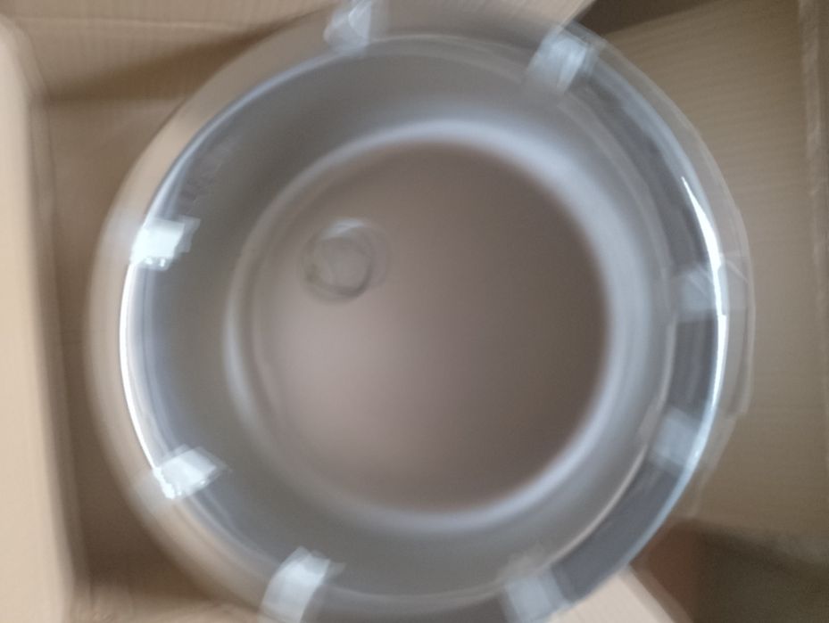 Кръгла мивка инокс чисто нова