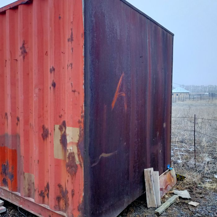 Темир контейнер будка замокпен