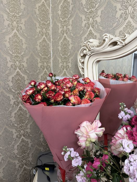 Букет розы свежие