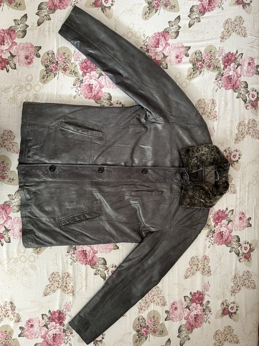 Geaca de piele Pierre Cardin