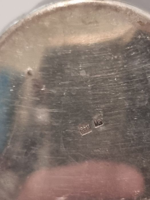 Pereche de vaze Art Nouveau placate argint ,  circa 1900