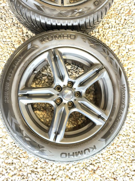 Джанти 17 VW AUDI 5х112 центр. отвор66.6, 7.5J, с гуми 235/55