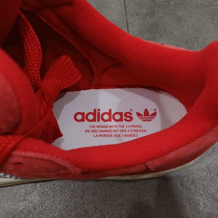 Нови Маратонки Adidas Campus 00s Червени естествен велур 42 размер