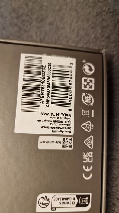Descriere Memorie Dominator Titanium RGB Grey AMD EXPO 64GB DDR5 6000M