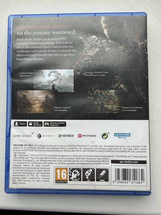 Wukong: Black myth PS5