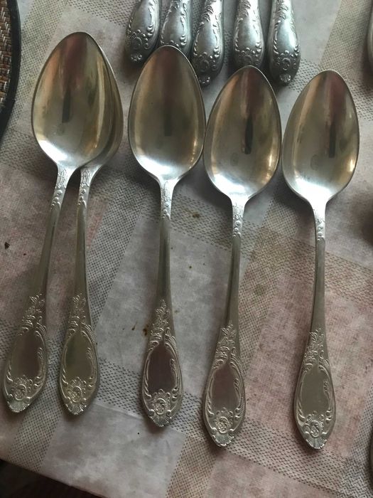 мельхиоровые столовые приборы