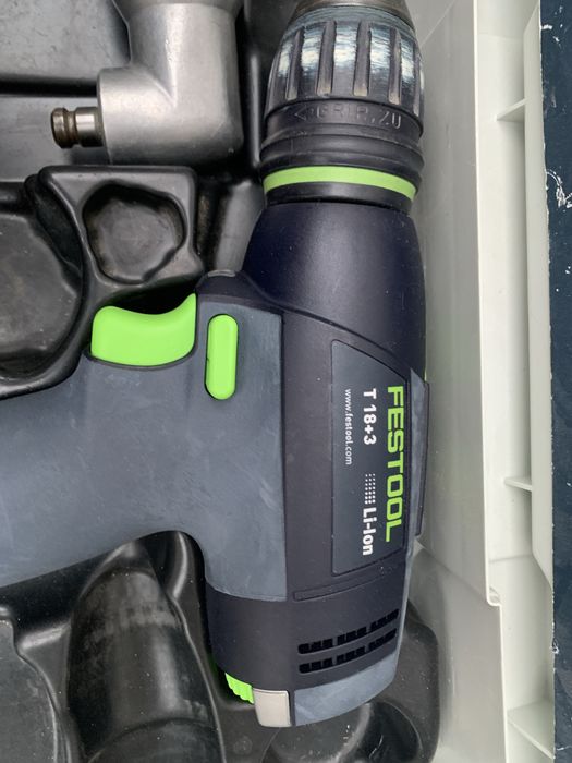 Festool T18+3/винтовет с 3 сменяеми глави /в куфар/